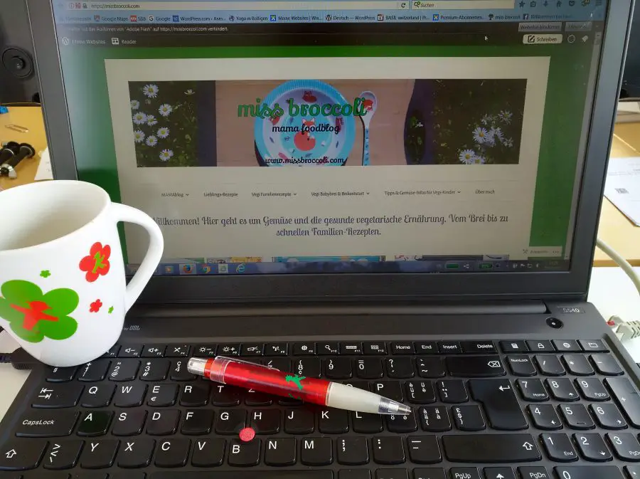 1 Jahr Blog - Miss Broccoli - Laptop