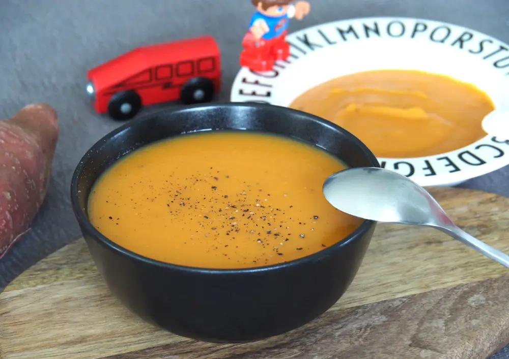 Süsskartoffel Suppe für Gross und Klein (inkl. Babybrei) ⋆ Miss Broccoli