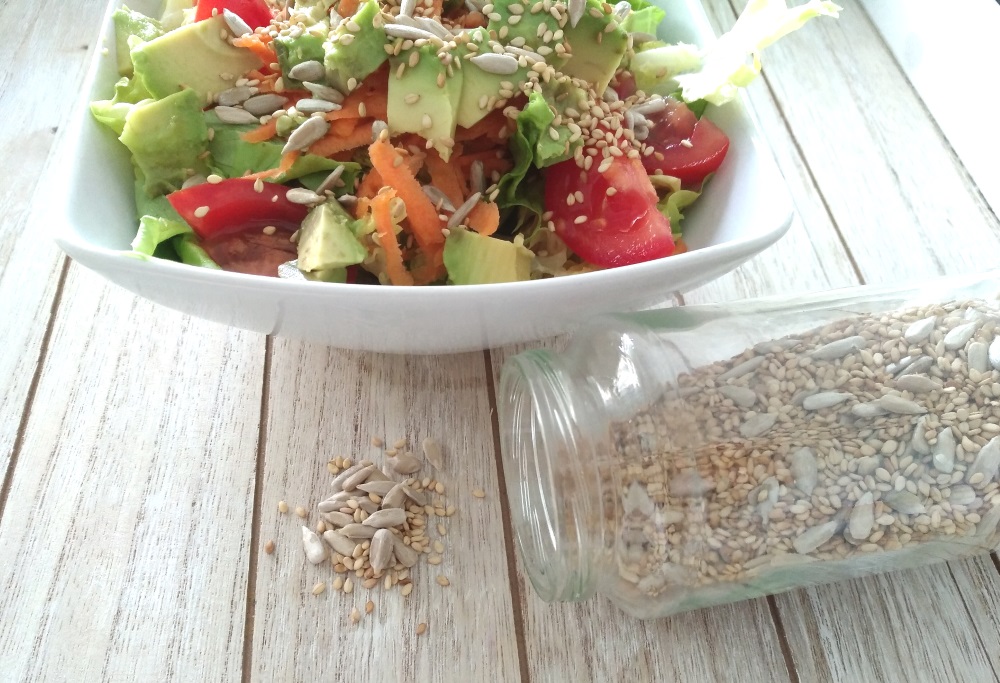 salat kernenmix, selber machen, rezept, foodblog
