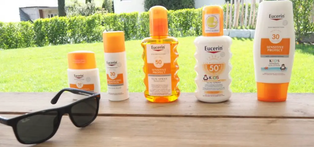 Eucerin Sonnenschutz testbericht, blog, mama, lichtschutzfaktor 50, 30 test, sonnencreme