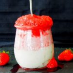 Himbeer Apfel Milchreis Erdbeeren rezept kinder mama schwanger mamablog ohne zucker vanille