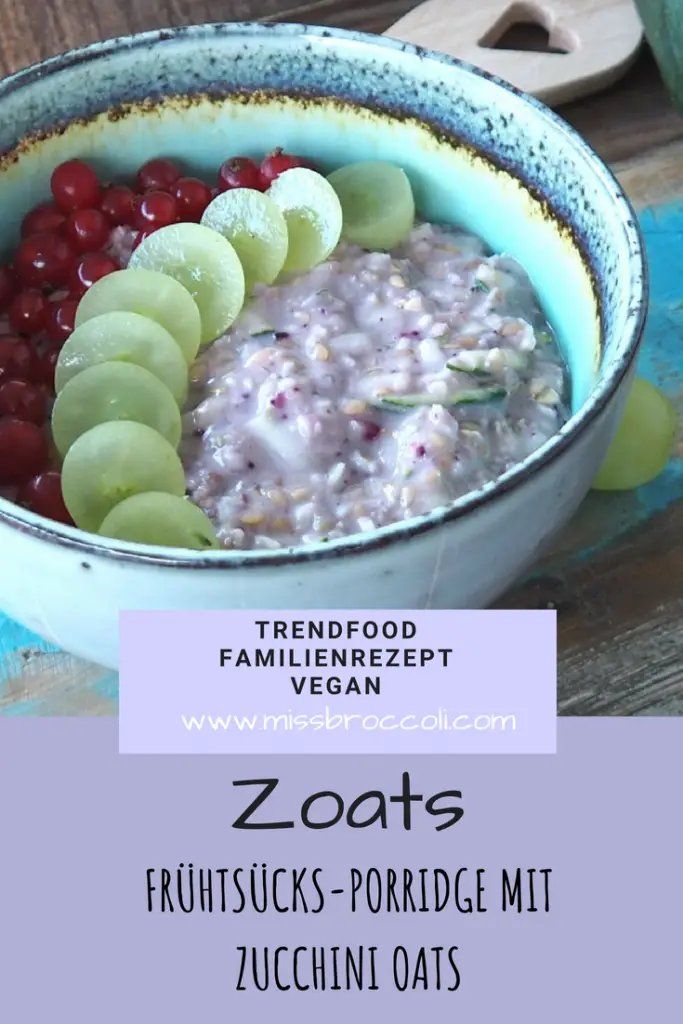 Zoats Zucchini Oats rezept frühstück trendfood foodblog