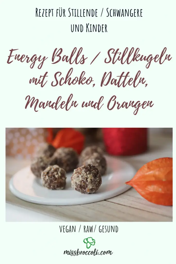schoko dattel bliss balls energyballs energy mandel orangen advent stillen schwanger sport rezept kugel
