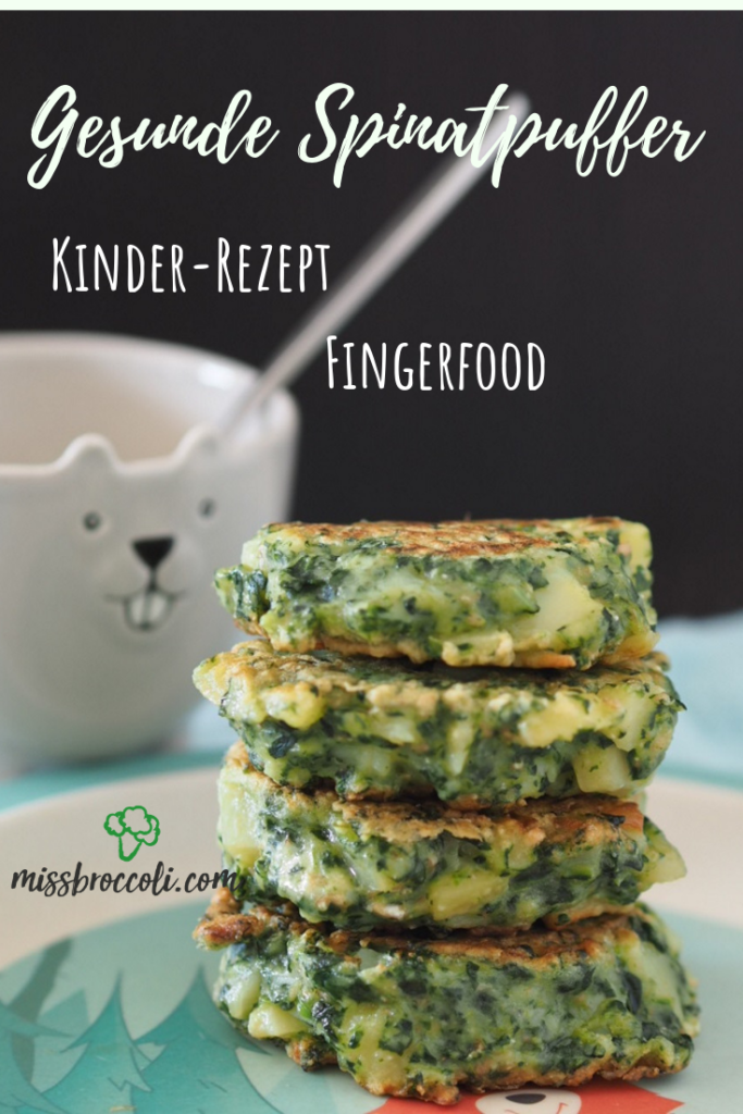 Schnelle Spinatpuffer Fingerfood Fur Kinder Miss Broccoli