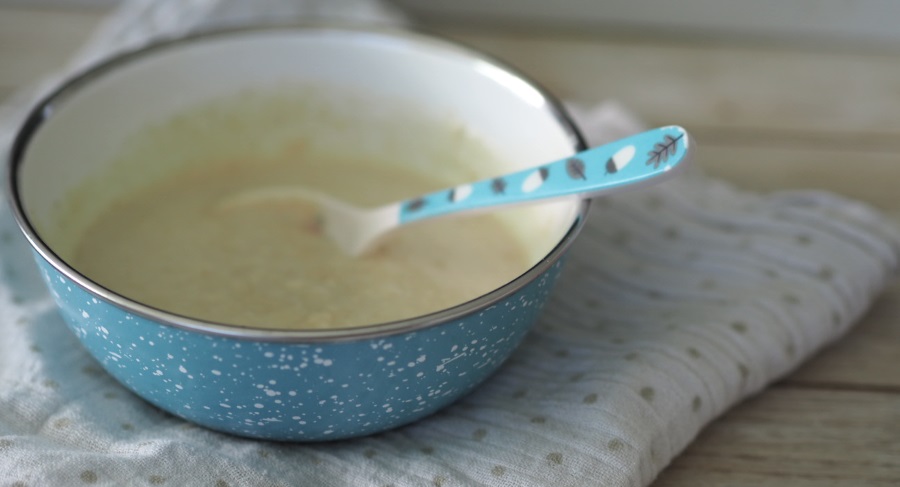 Milch Getreidebrei Grundrezept Und Mit Himbeeren Abendbrei Ab 8 Monat Miss Broccoli