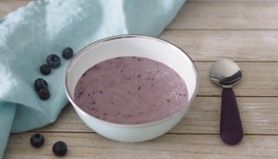 Babybrei Mit Heidelbeeren Und Banane Miss Broccoli