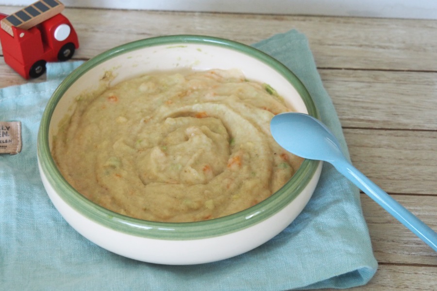 Babybrei Fruhstucks Rezept Gersten Griessbrei Mit Obst Miss Broccoli